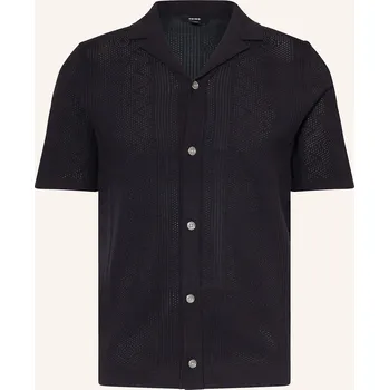 Pánská košile Reiss Pánská Úpletová Košile Kipling Regular Fit, tmavě...