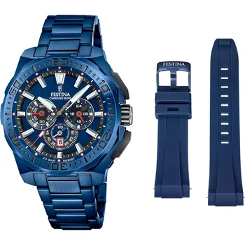 Hodinky Festina Chrono Bike 20729/1 Special edition + náhradní řemínek + prodloužená záruka 5 let + 5 let na výměnu baterie zdarma + možnost výměny do 190 dní + zkrácení řemínku zdarma + doprava zdarma