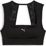 Dámská sportovní podprsenka s výztuží Puma MOVE LACE BRA W černá 526783-01 - XS | UK 6,5 | US 9