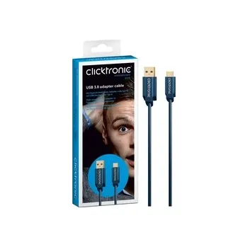 Datový kabel CICKTRONIC USB 3.0 - USB-C kabel 2m