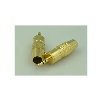 Audio kabel JACK 3.5 VK stereo kov na kabel 8mm