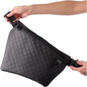 Ledvinka Černá maxi ledvinka Big Love – Square | česká výroba