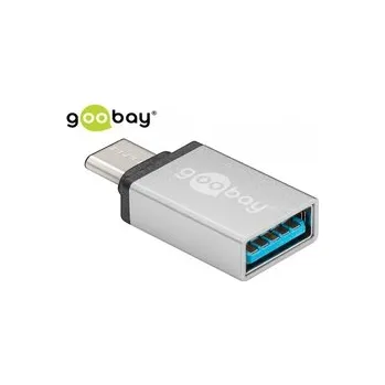 Datové redukce Goobay adaptér USB-C na USB 3.0, stříbrný
