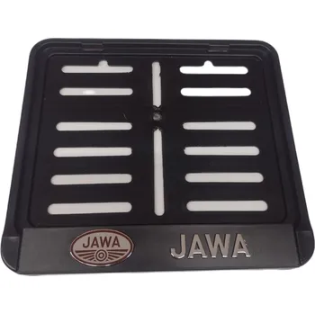 Držák SPZ Podložka pod SPZ JAWA s 3D logem