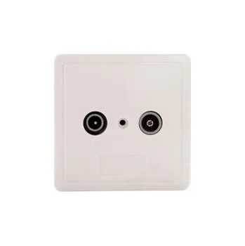 Elektrická zásuvka Anténní zásuvka RTV DSE TS1-T se zakončením 3,5 dB