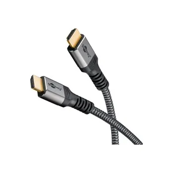Video kabel Kabel HDMI 2.1 8K 60Hz Goobay Plus TEXTIL 1m