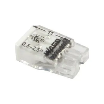 svorka Svorka Wago 2273-202, 0,5 - 2,5 mm2, 2pólová, transparentní/bílá