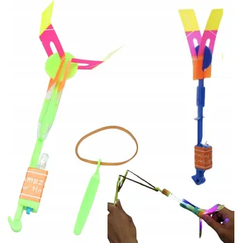 Deštník LATAJĄCA PROCA LED WIATRACZEK HELIKOPTER, SVÍTÍCÍ SVĚTLÍK, DEŠTNÍK