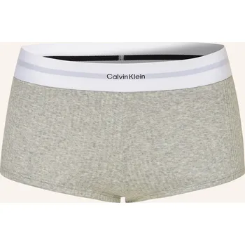 Dámské oblečení Calvin Klein Dámské Panty Cotton Modal Stretch Rib, šedá, 40