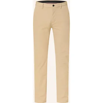 Pánské kalhoty Tommy Hilfiger Pánské Chino Denton Straight Fit, světle...