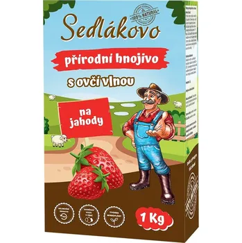 Hnojivo BIOM Sedlákovo hnojivo s ovčí vlnou na jahody 1 kg