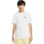 Pánské tričko s krátkým rukávem Nike M NSW CLUB TEE bílé AR4997-100 - XS | UK 14 | US 15