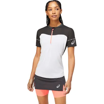 Dámské tričko Dámské funkční tričko s krátkým rukávem Asics FUJITRAIL TOP W 2012B927-020 - XL | UK 5 | US 7