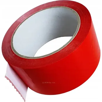 Lepicí páska Balicí páska Scapa červená, šířka 50 mm, délka 66 m, 1 ks