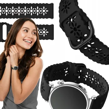 Řemínek na hodinky Řemínek ChronSmarta pro Garmin 18mm červený