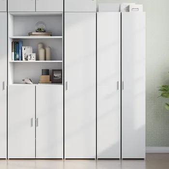 přebalovací pult a komoda Skříň highboard bílá 40 x 42,5 x 185 cm kompozitní dřevo Bílá3281399