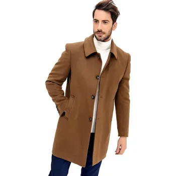 Pánský kabát Pánský kabát dewberry dewberry modrá | bílá | hnědá 1340594