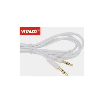 Audio kabel kabel JACK 3.5 ster.V-3.5 V ster.0.5m bílý