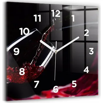 Hodiny Nástěnné hodiny Wallfluent černé 30 cm