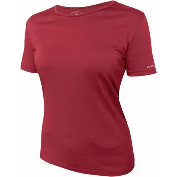 Dámské tričko Dámské vlněné tričko, krátký rukáv KRALA 801 tm.červená S