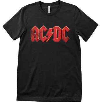 Pánské tričko AC/DC Tričko Distressed Logo Unisex Black S