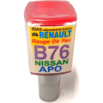 Autolak ARASYSTEM Lakovací tužka B76 Rouge De Feu Renault a Dacia (2000-2022) 10 ml
