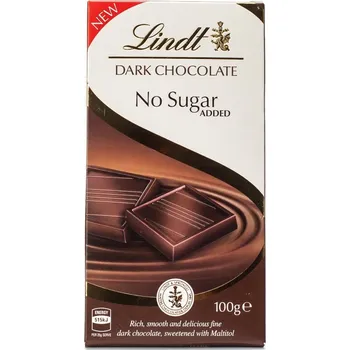 Čokoláda Lindt hořká čokoláda bez cukru