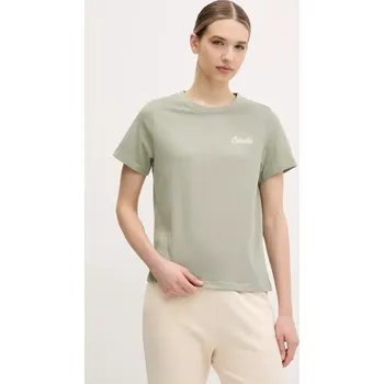 Pánská móda Bavlněné tričko Columbia Rolling Bend 2120021 zelená 91X, vel. XS