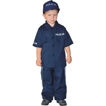Karnevalový kostým Strój dziecięcy - Policjant lux - rozmiar S