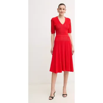 Dámské šaty Šaty Herve Leger Lyla SHO8284542 červená 29X, vel. S