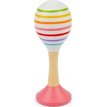 Hudební nástroj pro děti Bigjigs Toys Rumba koule junior sada 2 ks růžová