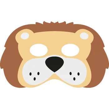 Karnevalová maska Plstěná maska lev