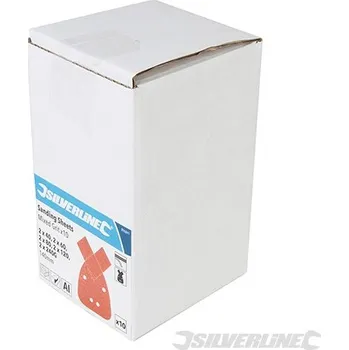 Plášť na kolo Silverline | Hook & Loop Detail Sander Sheets & Tips 140mm 10pk - 2 x 40, 2 x 60, 2 x 80, 2 x 120, 2 x 240G 896841