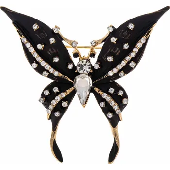 Brož Brož motýl černo zlatý 1778-1