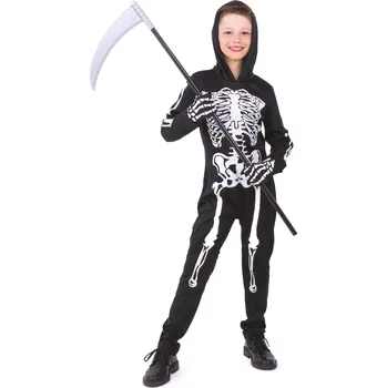 Karnevalový kostým Dětský kostým Kostra, velikost S