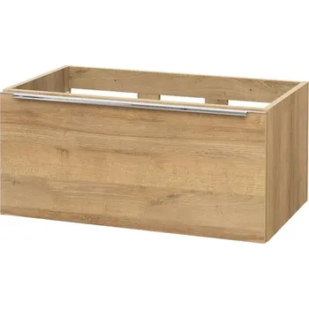 Koupelnový nábytek Mailo, koupelnová skříňka, dub, 1 zásuvka, 810x470x480 mm