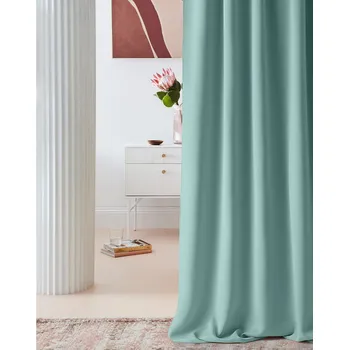 Závěs Zatemňovací závěs LAUREL - Mint 140x280 cm - upevňovací páska riasaca