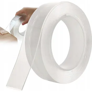 Lepicí páska NANO OBOUSTRANNÁ PÁSKA OPAKOVANĚ POUŽITELNÁ SILNÁ