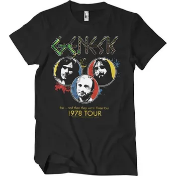 Pánské tričko Genesis Tričko 1978 Tour Vintage Unisex Black 2XL