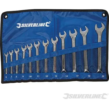 Klíč Silverline | Sada očkoplochých klíčů - 12 dílů - 6 - 22mm 633799