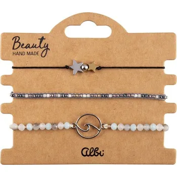 Náramek Albi Sada 3 náramků - Modrá vlna