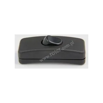 vypínač mezišňůrový vypínač 250V/3A černý