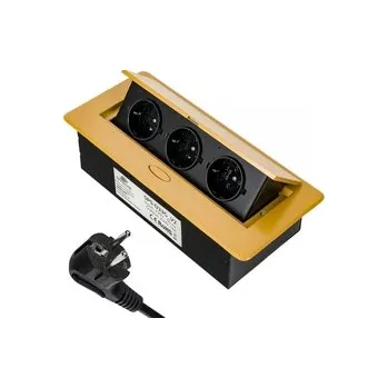 Elektrická zásuvka Otevíratelná zásuvka na desku Spacetronik SPS-D33G V2