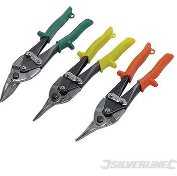 Nůžky na plech Silverline | Sada převodových nůžek na plech 3 ks - 240mm CT17