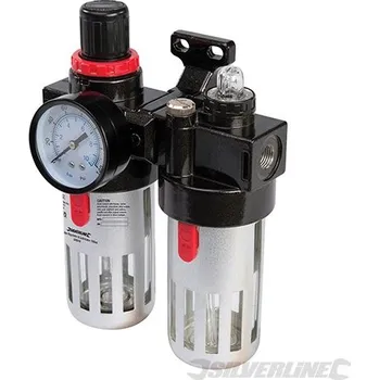 Vzduchový filtr Silverline | Vzduchový regulační filtr s domazáváním - 150ml 245014