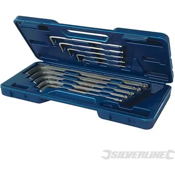 Klíč Silverline | Sada šestihranných zástrčných klíčů s kuličkou - 10 dílů - 3 - 17mm 250035