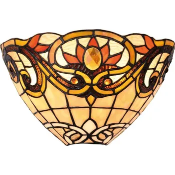 Nástěnné svítidlo Clayre & Eef - Nástěnná lampa Tiffany ORANGE SUN 5LL-5778