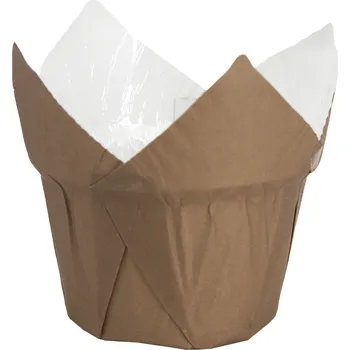 Formička Hnědé košíčky na muffiny 20 ks