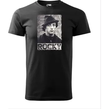 NakupTextil Tričko "Rocky Balboa", vel XS - 5XL Barva: 01-černá, Velikost: 4XL