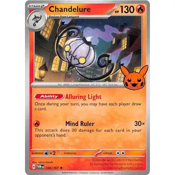 Sběratelská karetní hra Chandelure 038/167 - Trick or Trade 2024